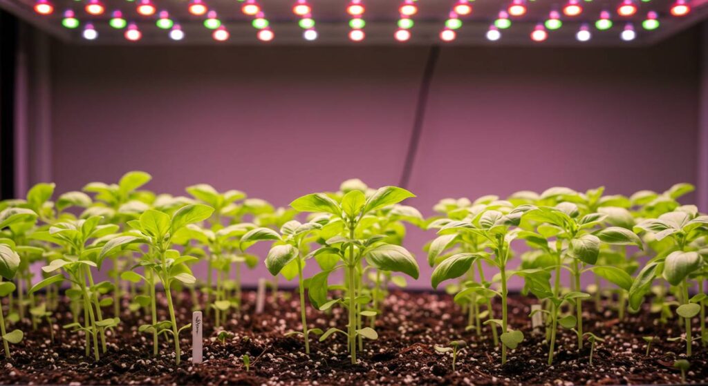 growing thai basil under lights