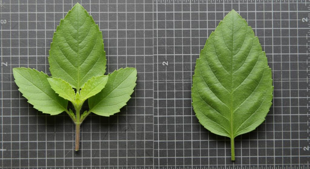 holy basil comparison to common basil

