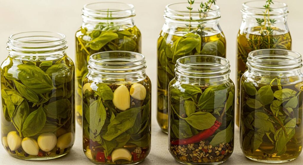 homemade basil oil preservation