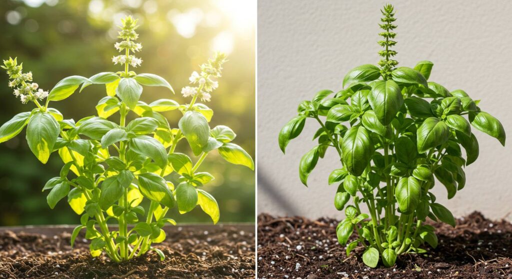 how much sun basil requires
