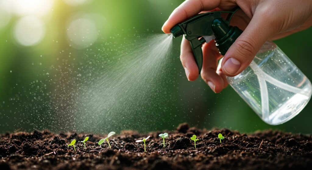 how much water do basil seeds need
