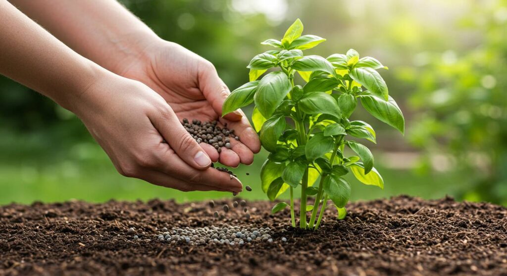 how to feed basil
