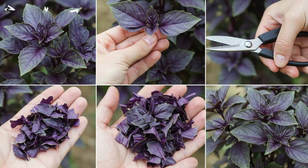 how to get purple basil leaves
