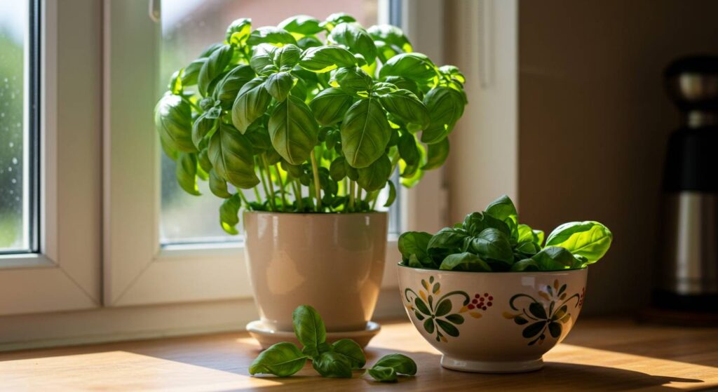 how to keep your basil plant bushy