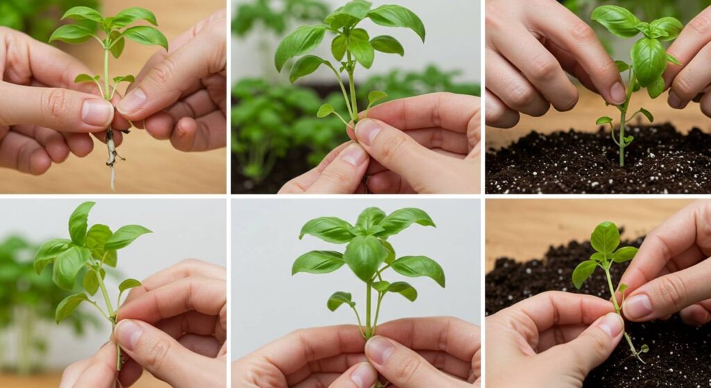 how to grow basil from a cutting
