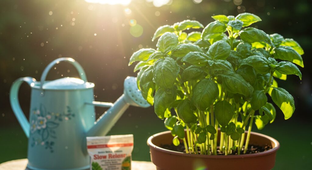 how to grow basil in a pot
