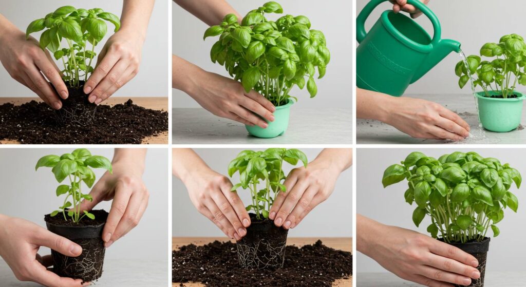 how to grow hydroponic basil in soil
