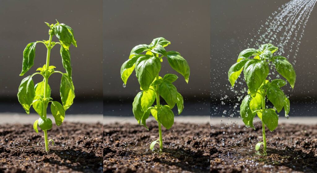 how to revive wilting basil
