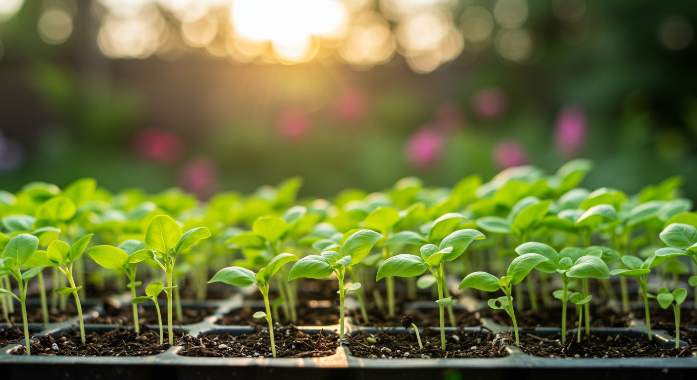 when to transplant basil seedlings