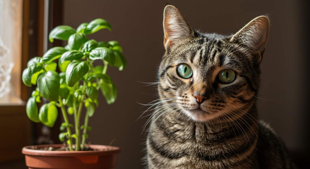 is basil safe for cats