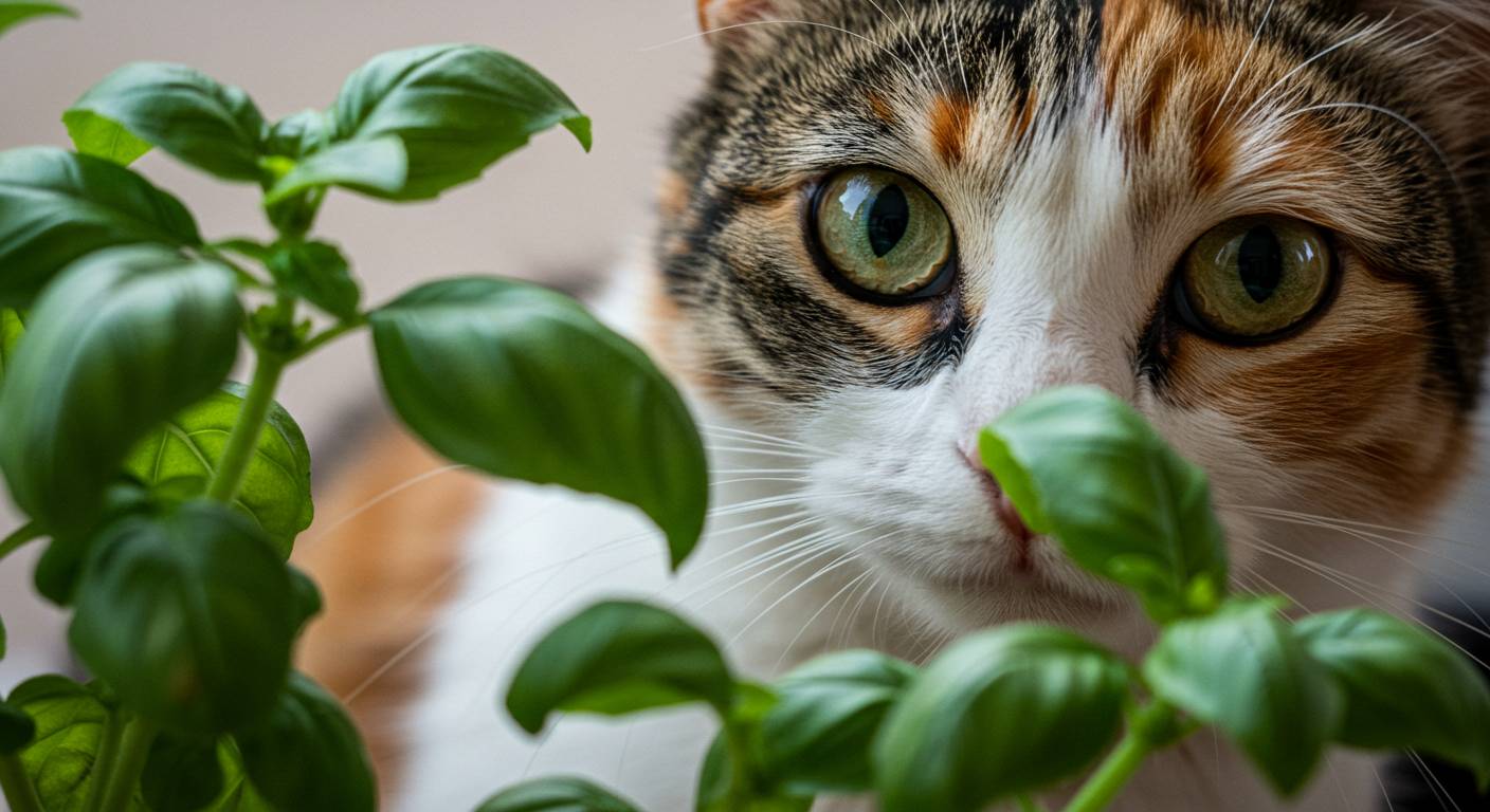 can cats eat fresh basil