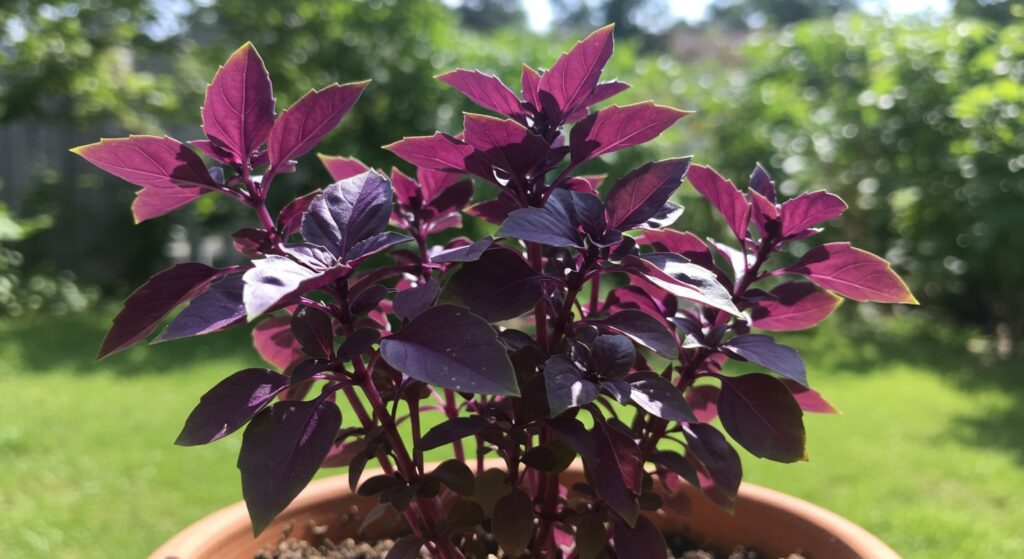 is full sun necessary for purple basil
