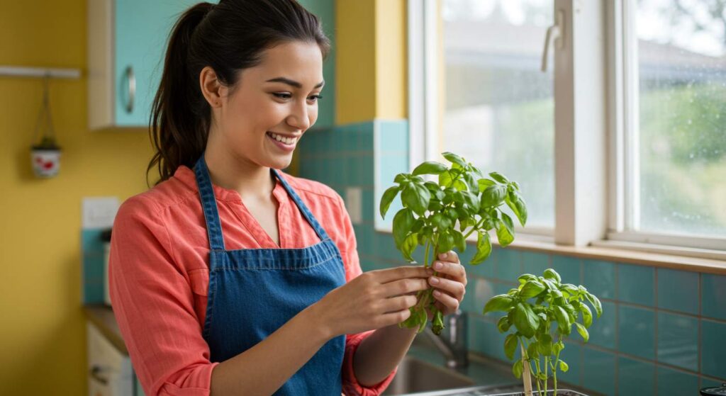 is it necessary to remove wilted basil
