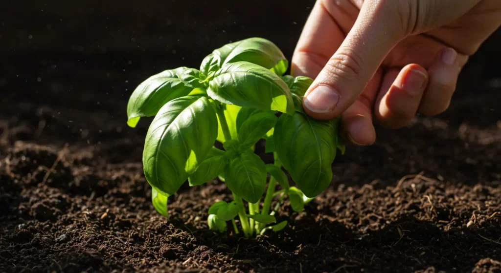 keeping basil insect-free organically
