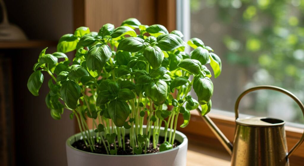 keeping basil thriving
