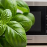 how to dry basil leaves in microwave