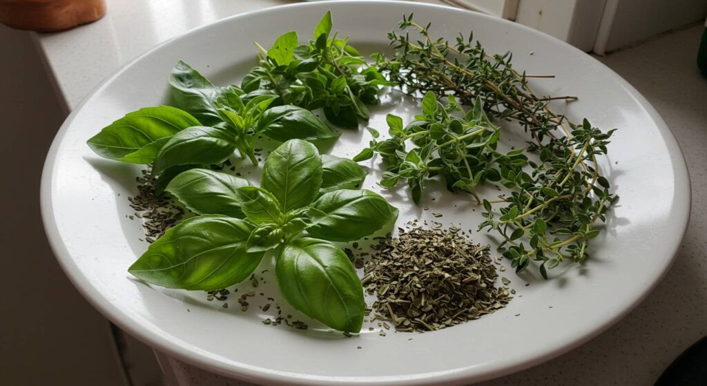 microwave method for drying basil
