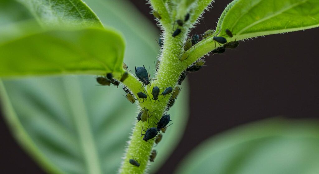 natural aphid control for basil
