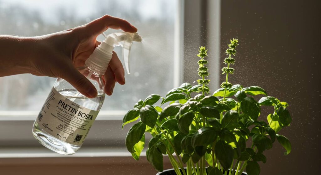 natural ways to remove bugs from basil