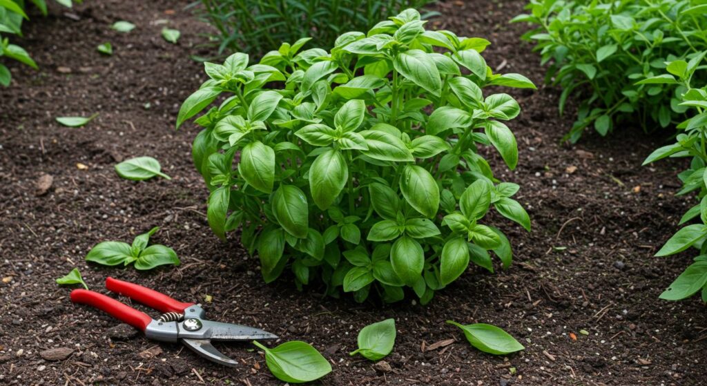 optimal time to harvest basil
