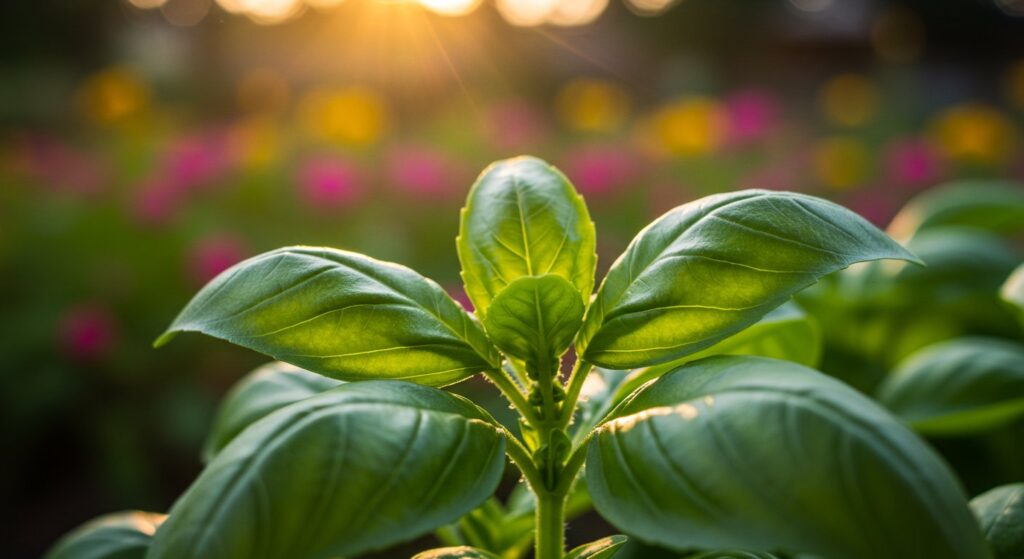 organic basil fertilization
