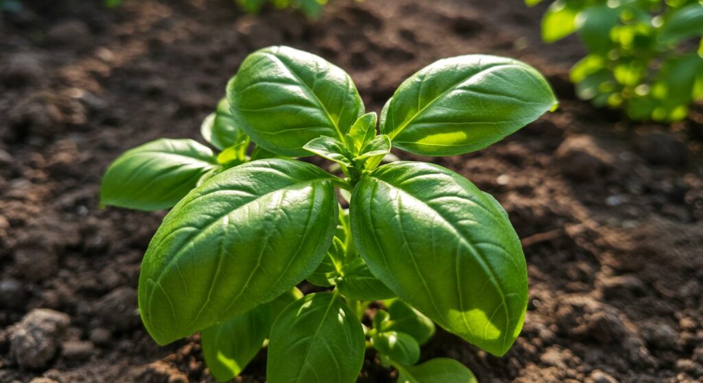 outdoor basil plant care
