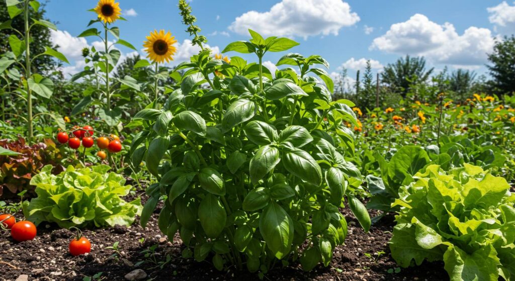 outdoor basil plant care tips
