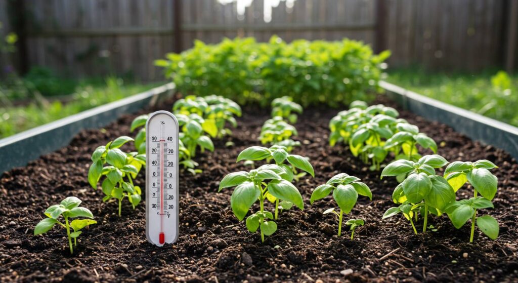 outdoor basil seed germination
