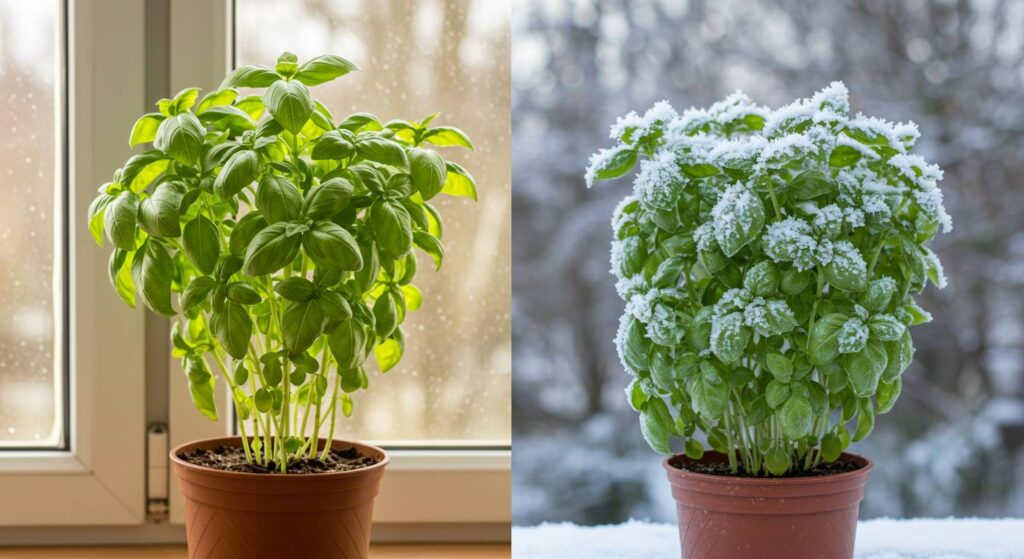 overwintering basil
