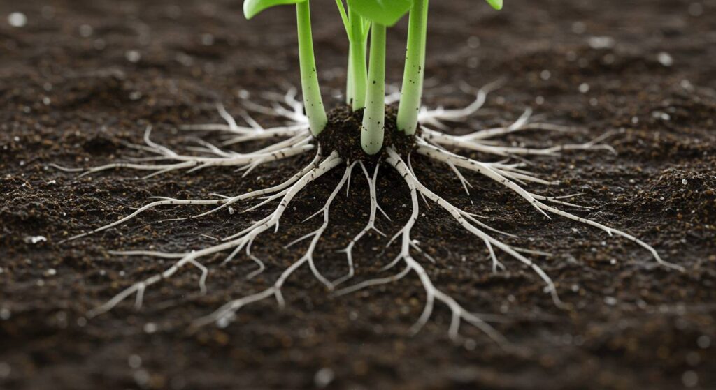 planting rooted basil
