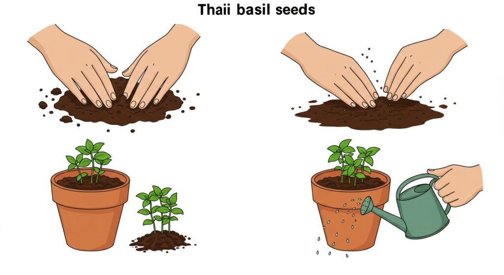 planting thai basil from seed guide
