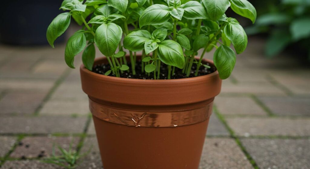 prevent ants on basil
