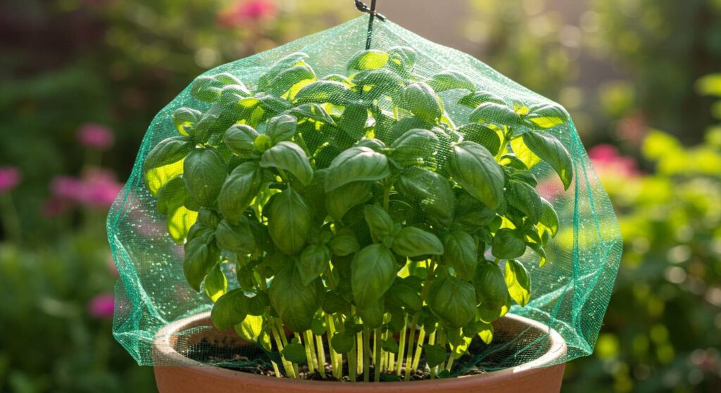 preventing aphids on basil
