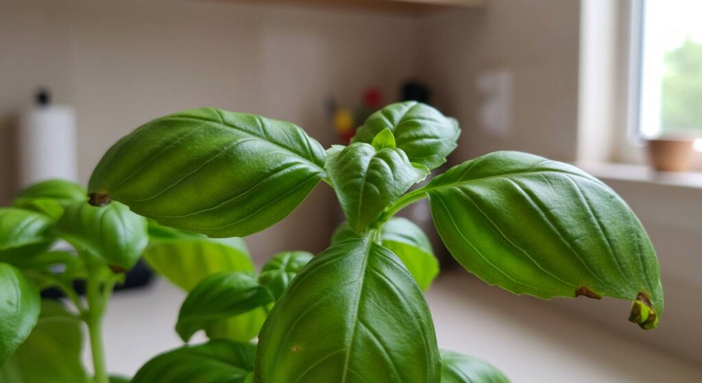 preventing basil from turning brown
