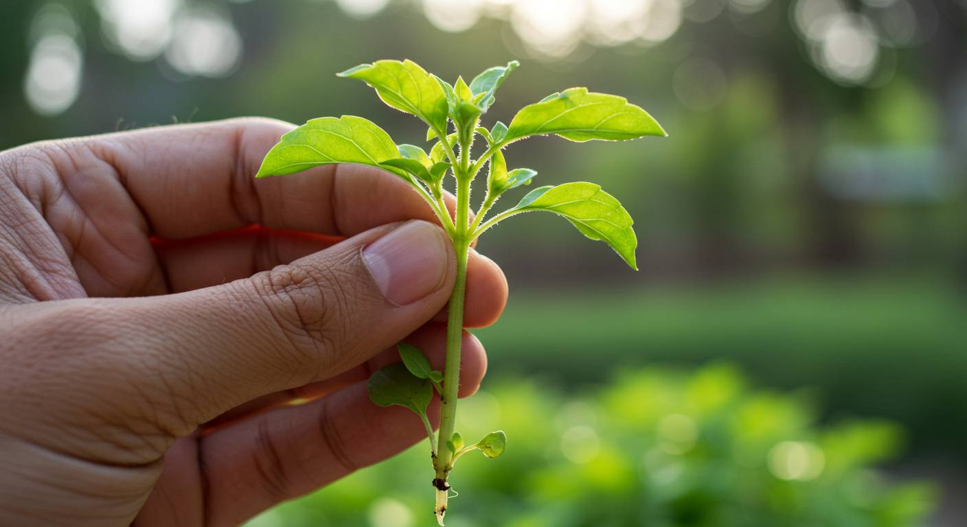 how to grow thai basil from cuttings