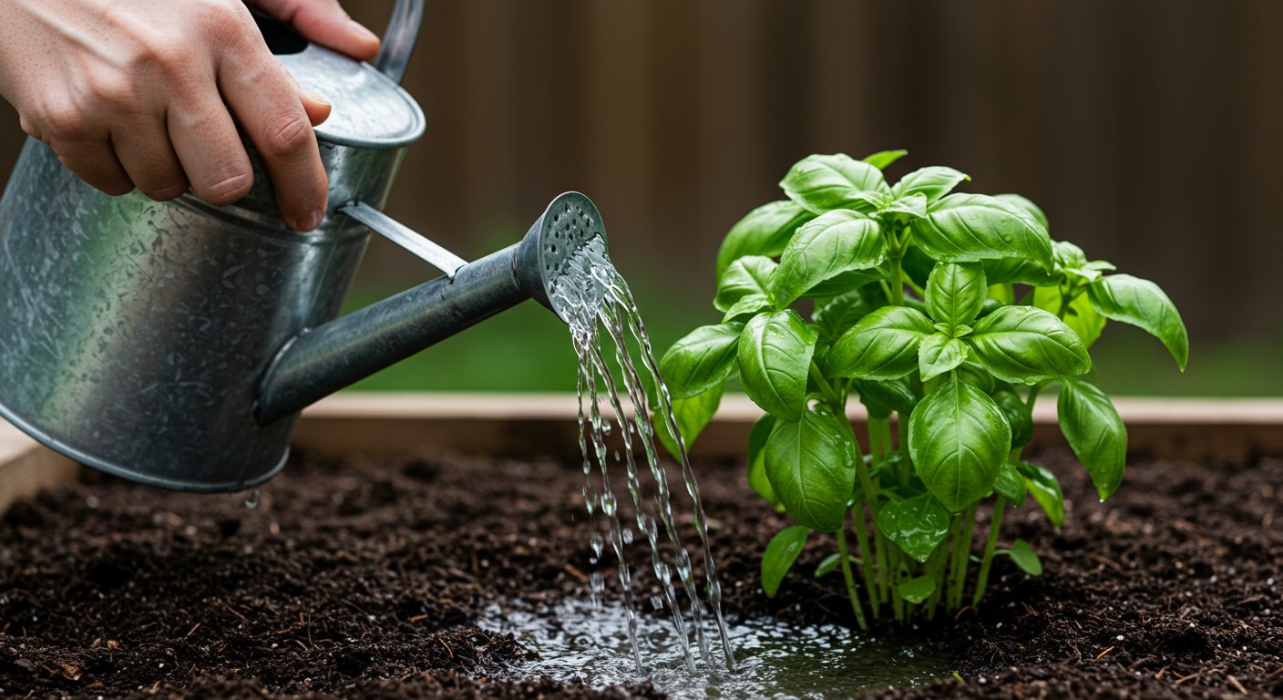 How often should basil be watered