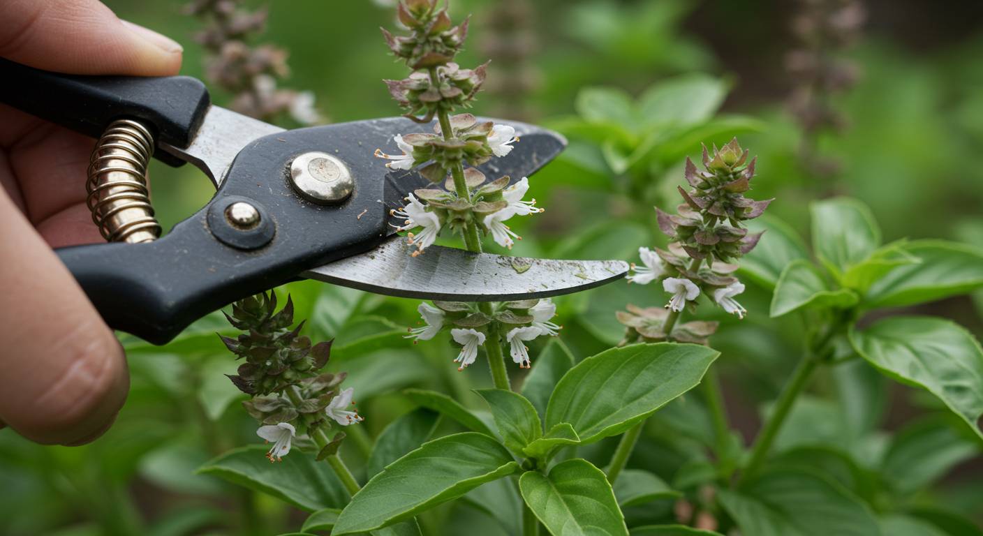 what to do with basil plant after flowering