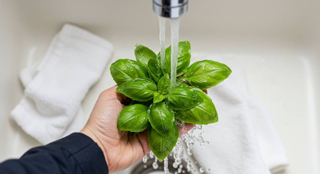 quick dry basil microwave
