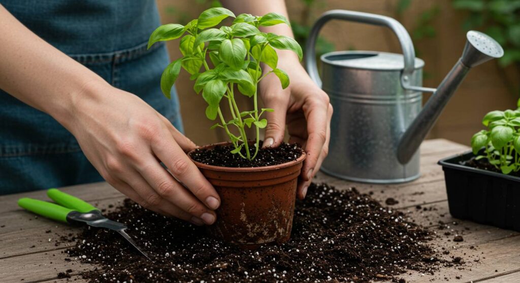 reviving basil
