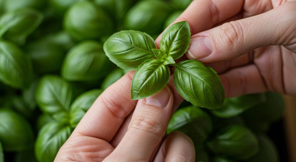 signs basil is ready to harvest
