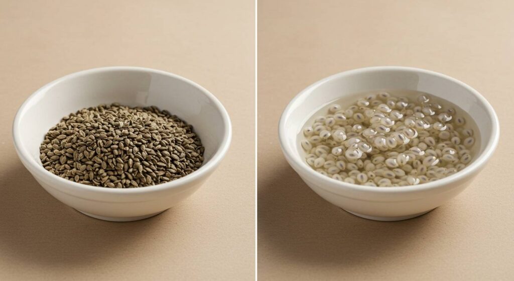 soaking basil seeds before sowing
