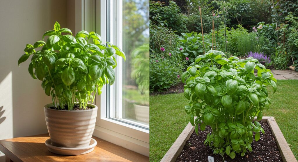 soil for basil indoors
