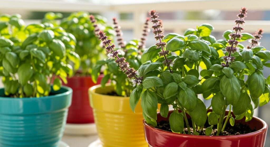 growing basil from seed in containers