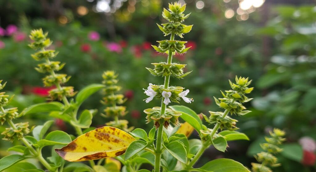 stop basil from flowering
