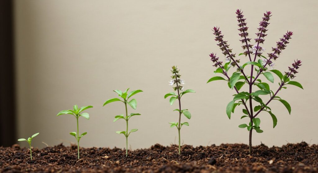 stopping thai basil from flowering

