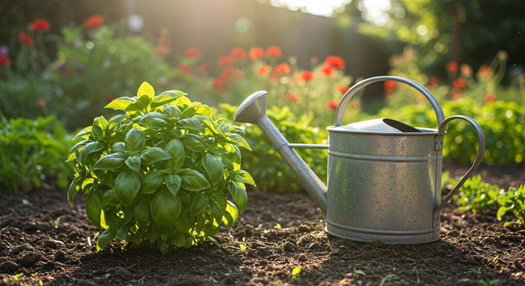 summer basil planting
