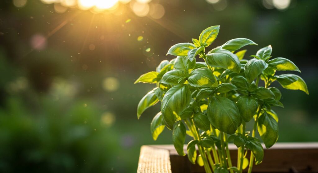 sunlight needs for basil
