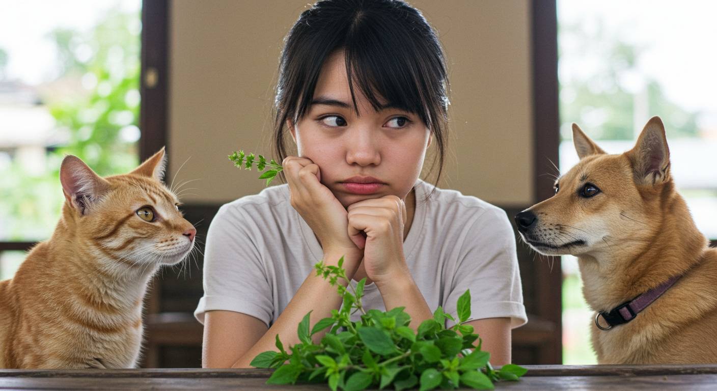 is thai basil bad for cats and dogs