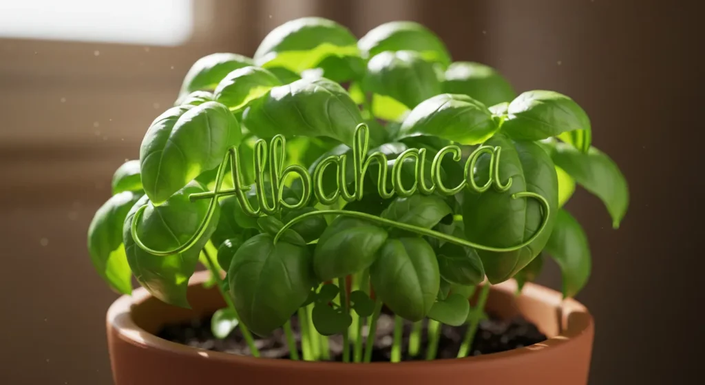 the spanish term for basil

