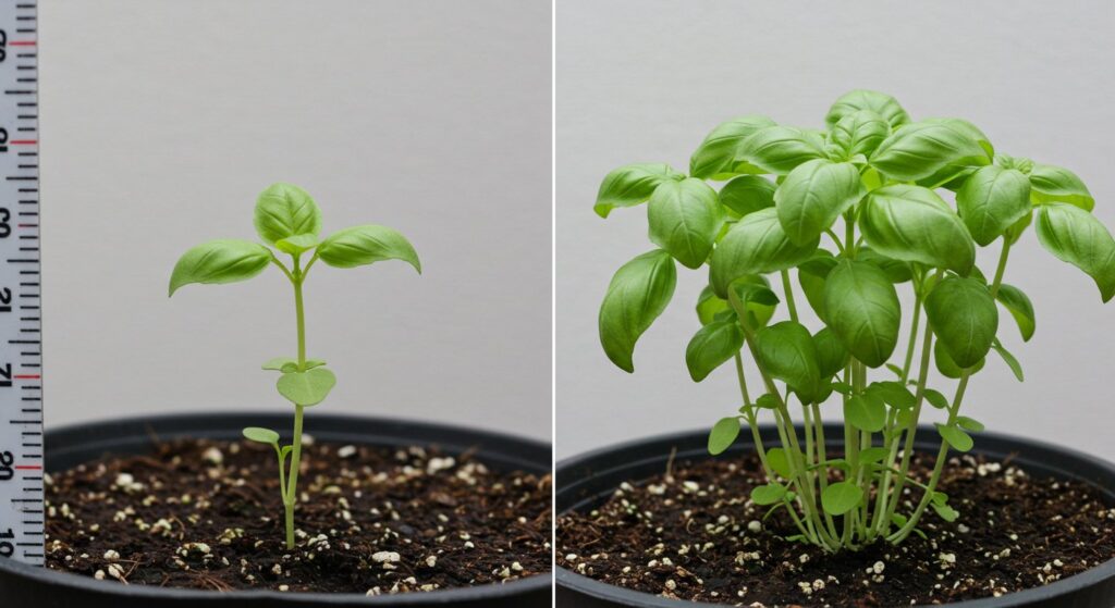 timeframe for basil indoors
